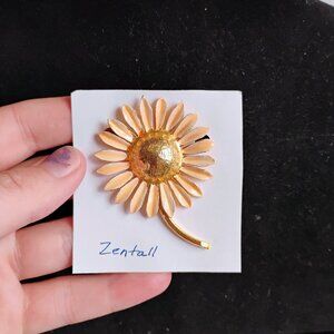 Zentall Sunflower brooch